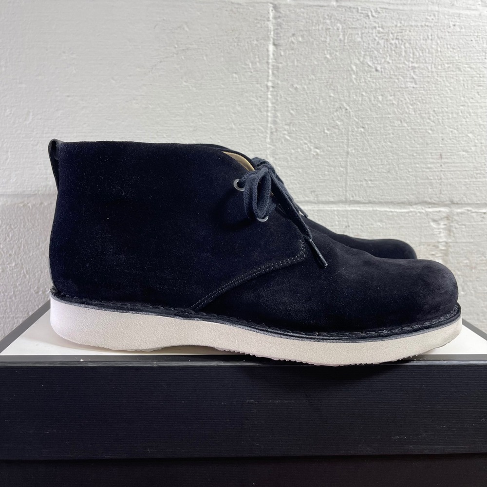 Samuel Hubbard 2215 Chukka Ankle Boots Black Suede Lace up Men's Size 10 US